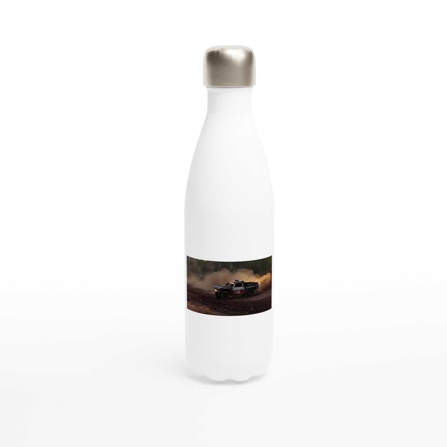 White 17oz Stainless Steel Water Bottle